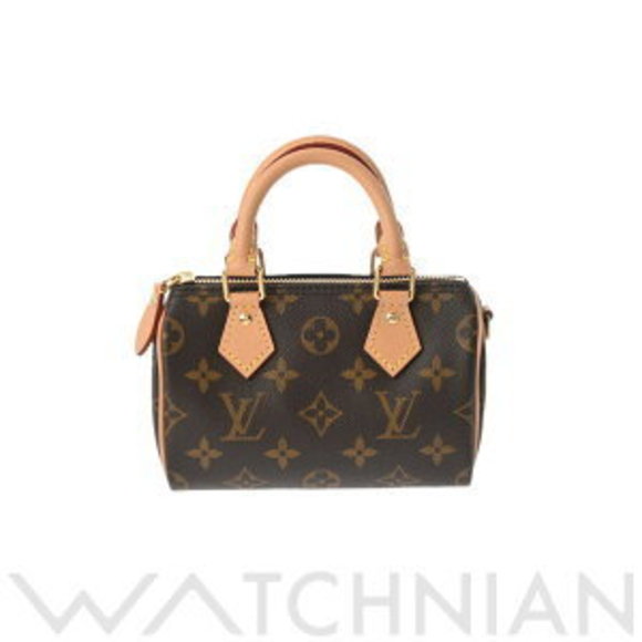Louis Vuitton Monogram Speedy Brown Canvas Shoulder Bag - Picture 1 of 9